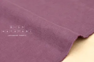 100% brushed linen - mauve