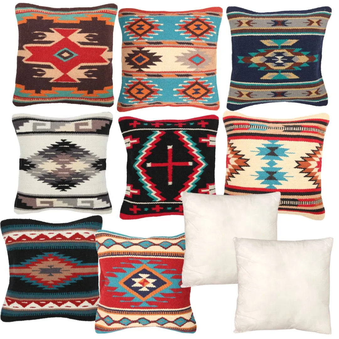 12 Maya Modern  Wool Pillow Covers with Inserts! Only $17.25 ea!