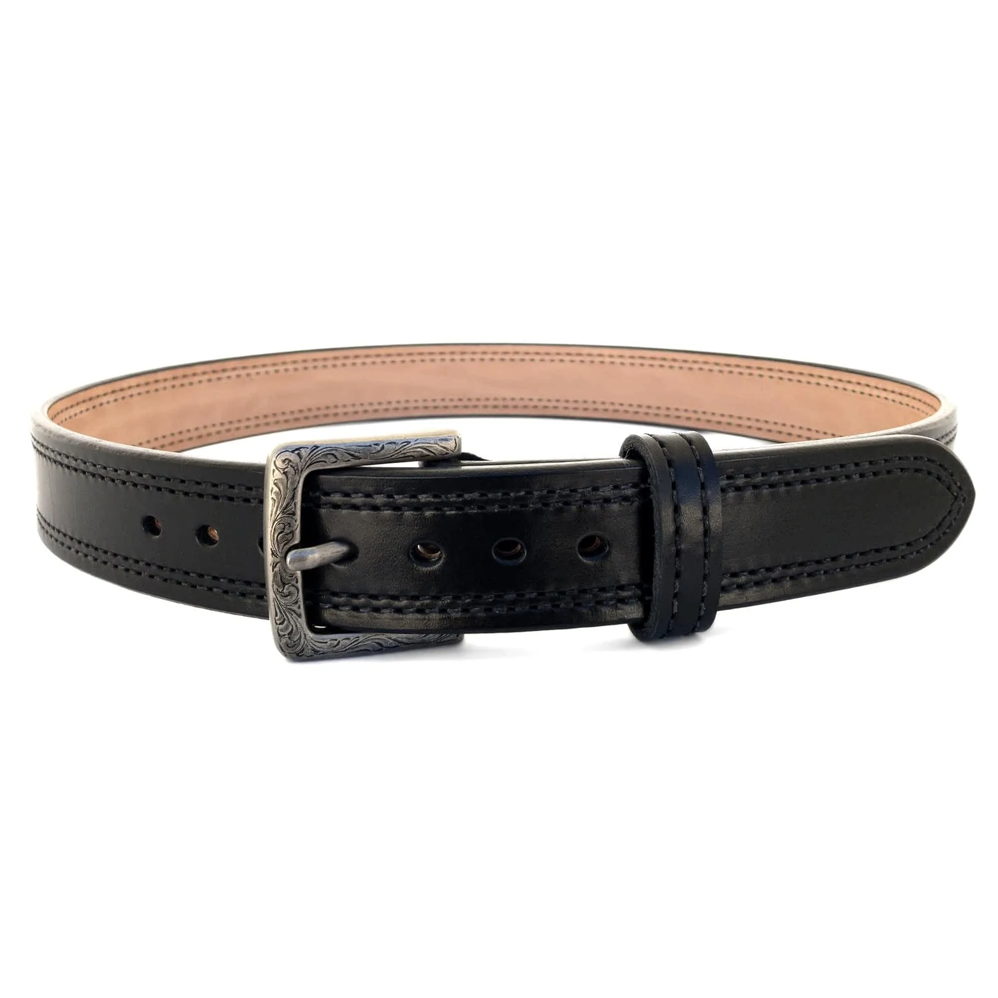 1.5" Wide DOUBLE STITCHED Dual-Layer Bullhide Gun Belt