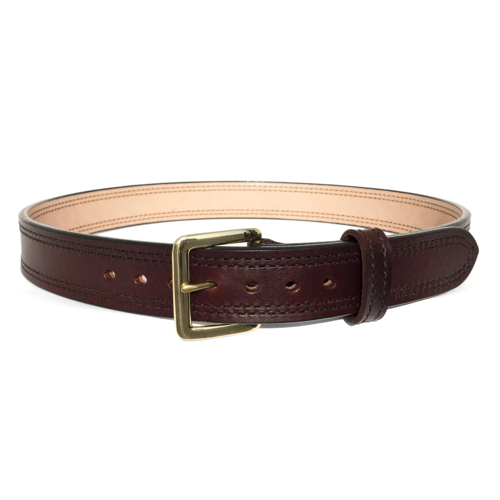 1.5" Wide DOUBLE STITCHED Dual-Layer Bullhide Gun Belt