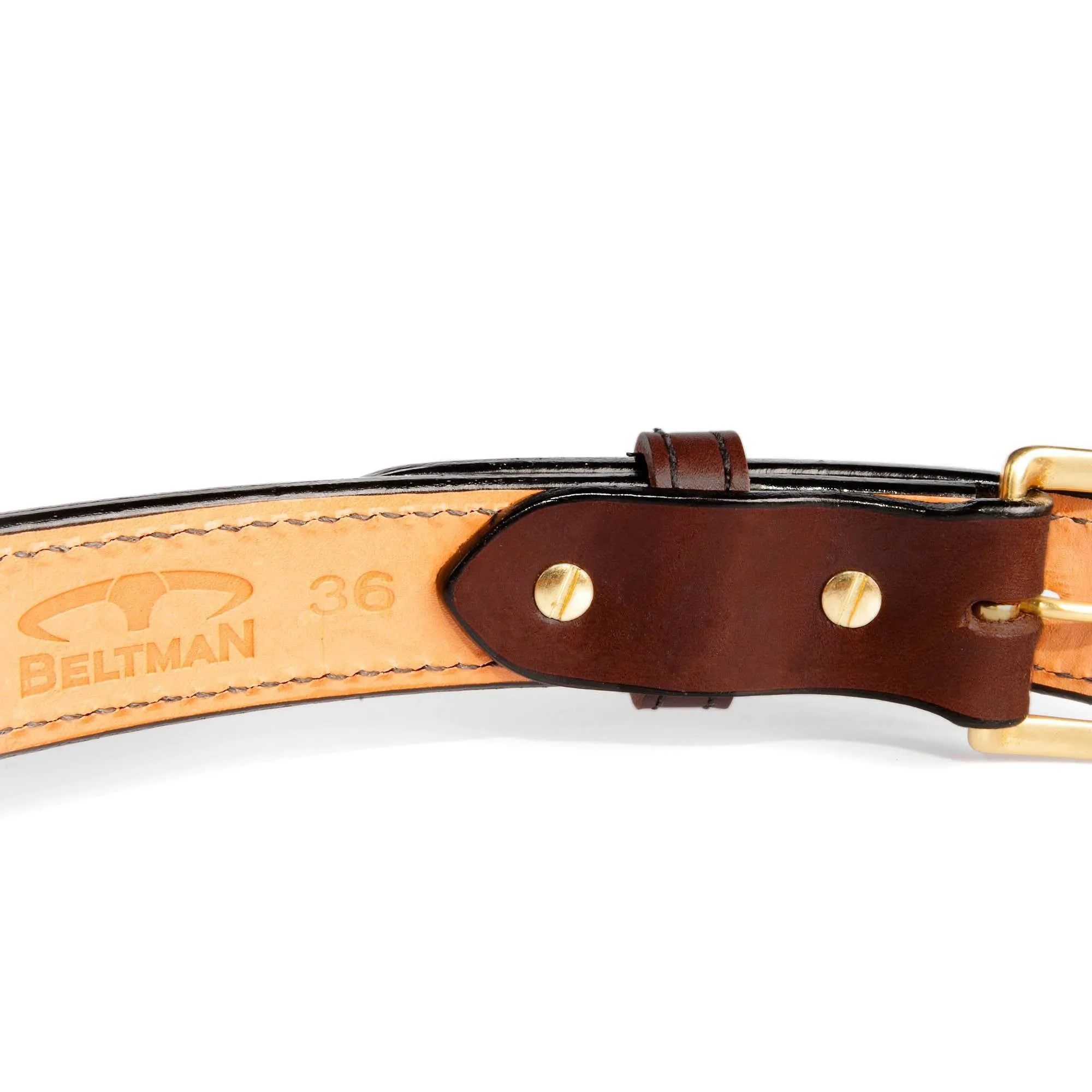 1.5" Wide Dual-Layer Bullhide Gun Belt