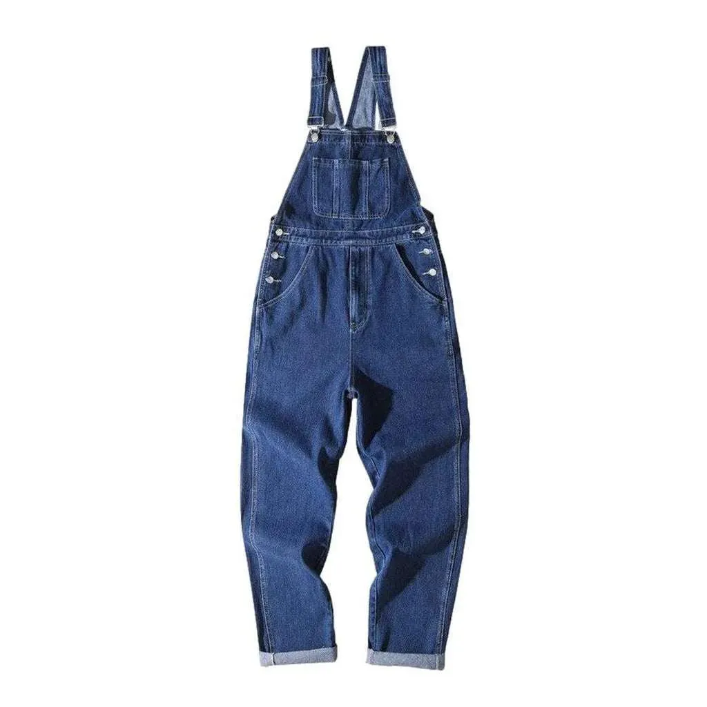 90s style men's denim dungaree