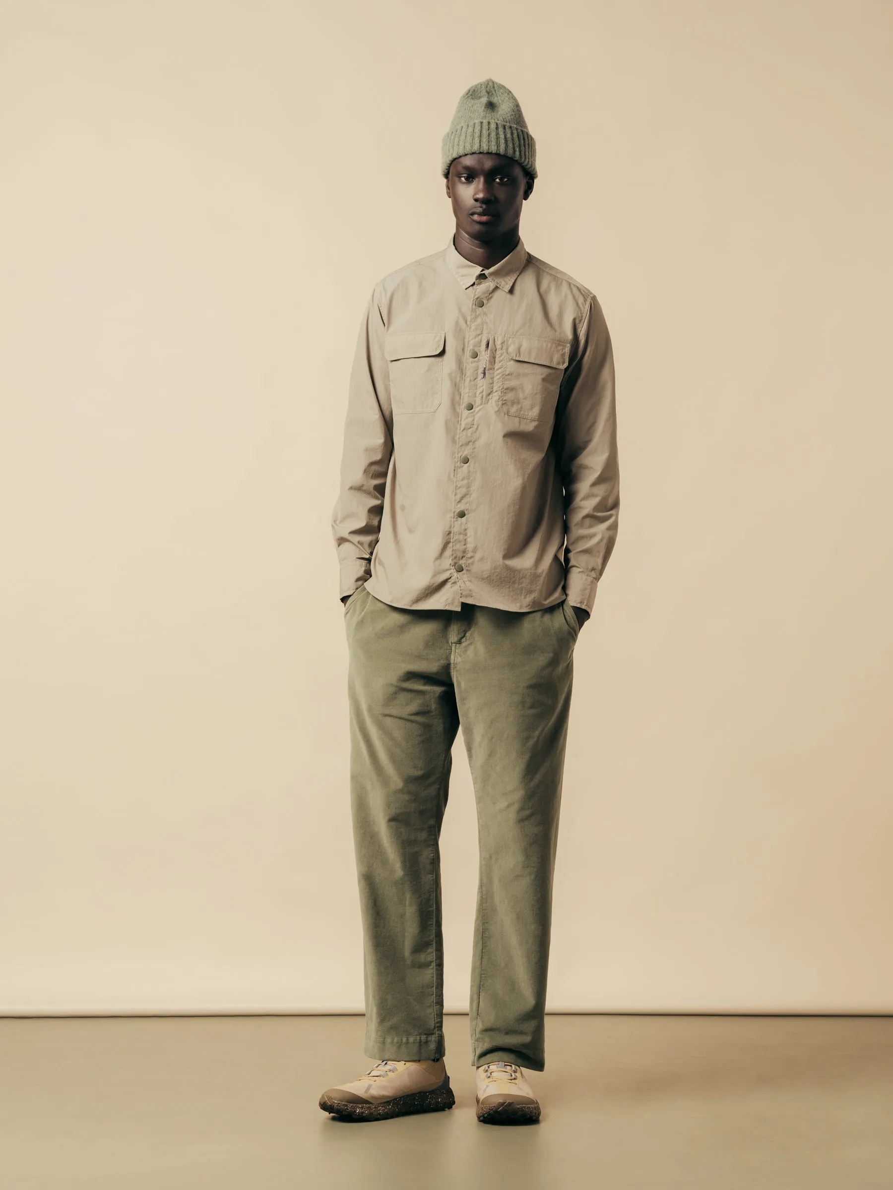 Aberlour Pant In Light Military Cotton Moleskin