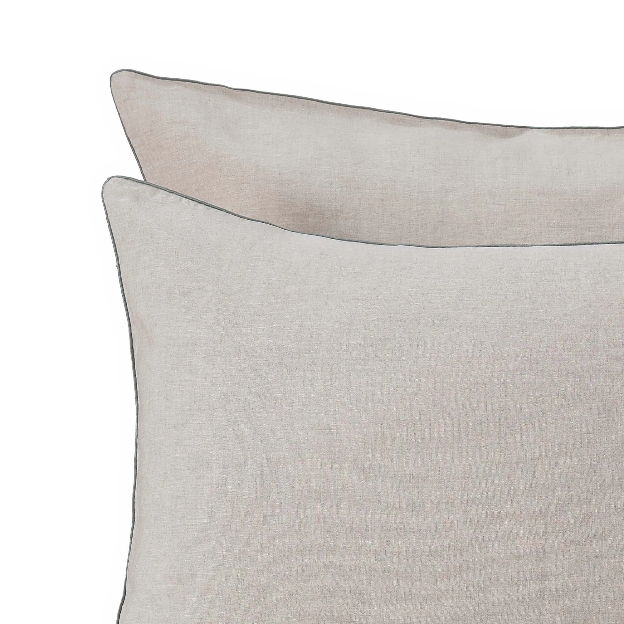 Alvalade Pillowcase [Natural/Green grey]