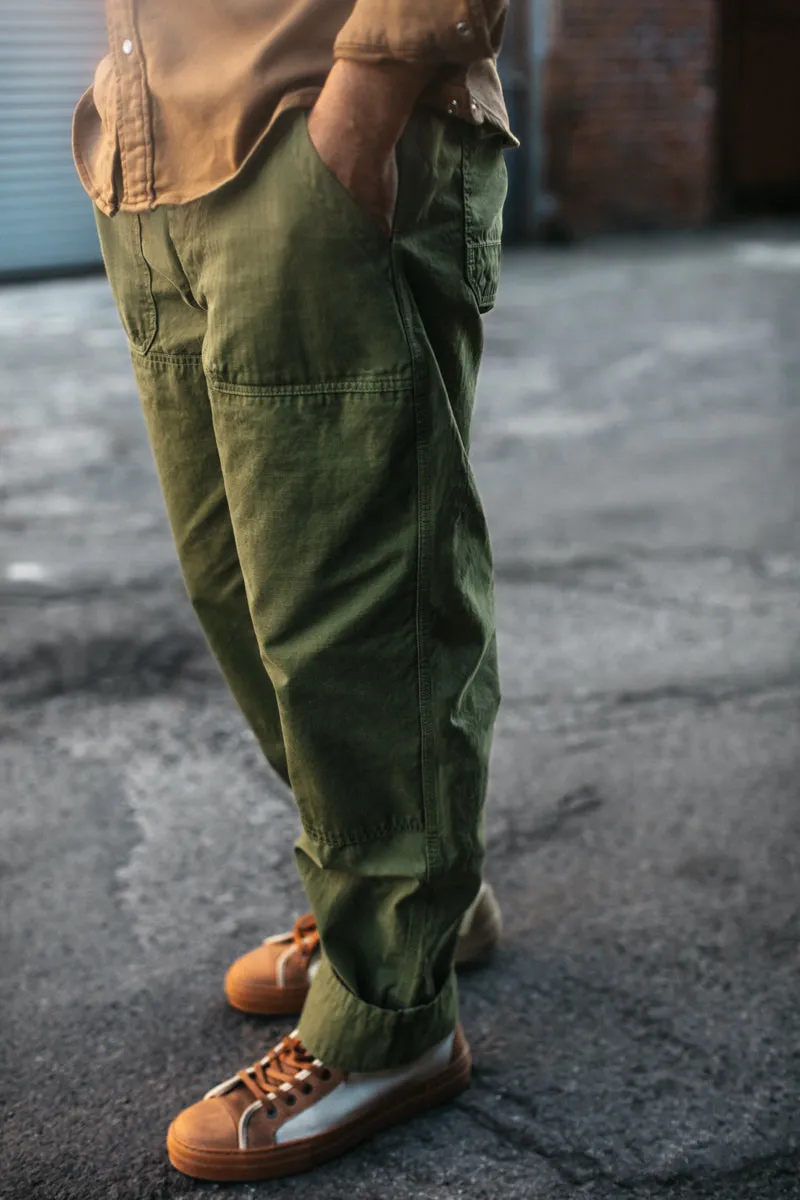 &SONS Fatigue Pant Army Green