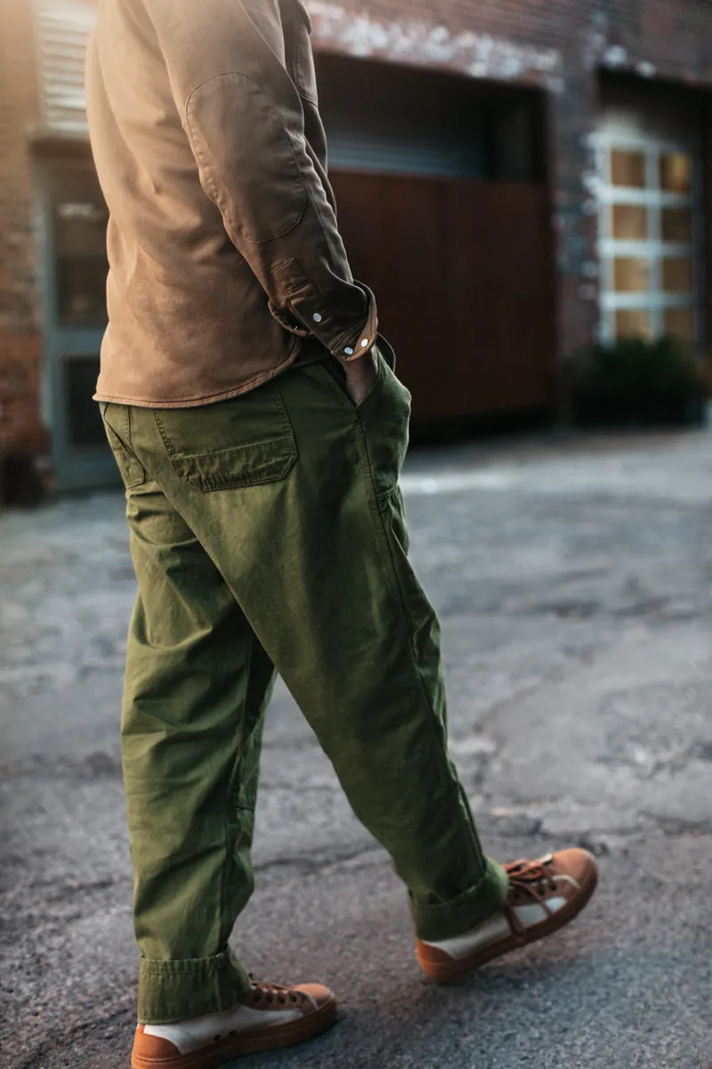 &SONS Fatigue Pant Army Green