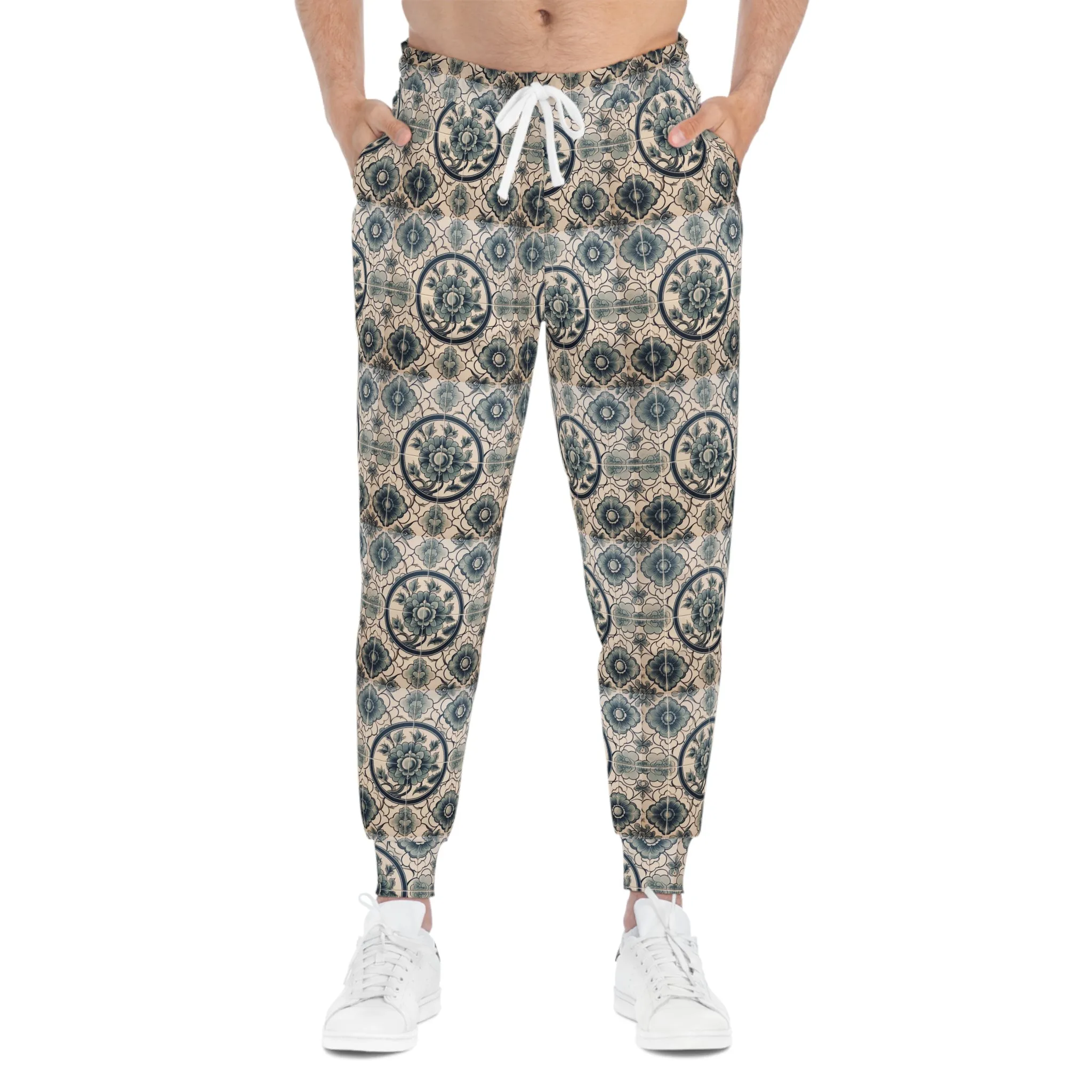 Asian Print Athletic Joggers (AOP)