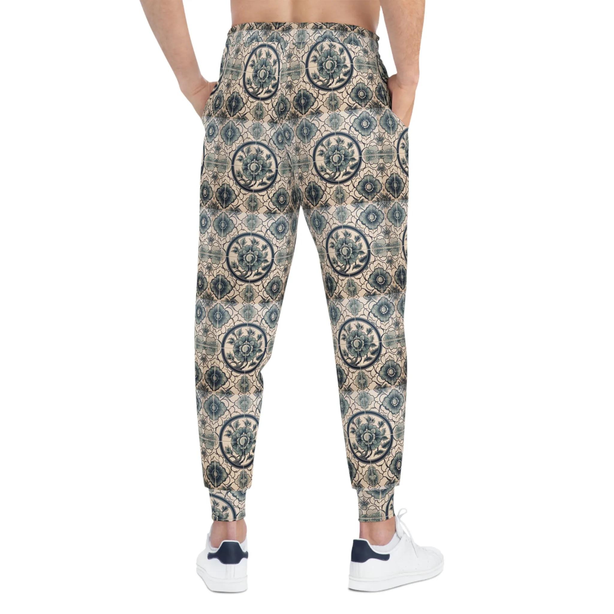 Asian Print Athletic Joggers (AOP)