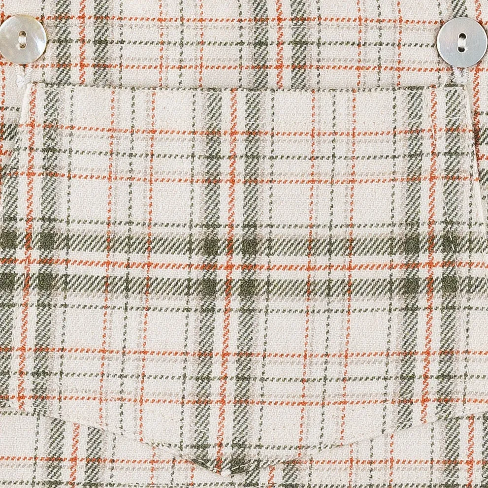 Autumn Plaid Shortall