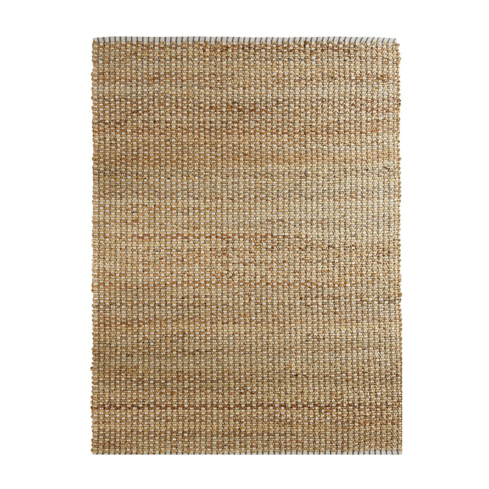 Bleached Hand-Loomed Rug in Indigo