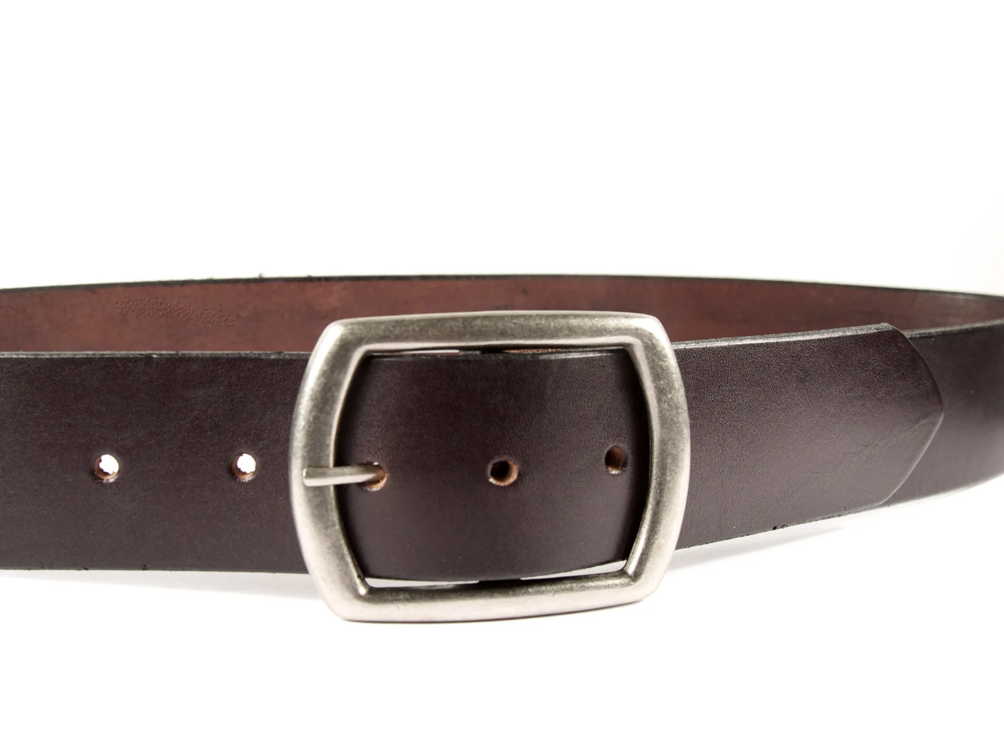 Brown Latigo Wide Leather Belt