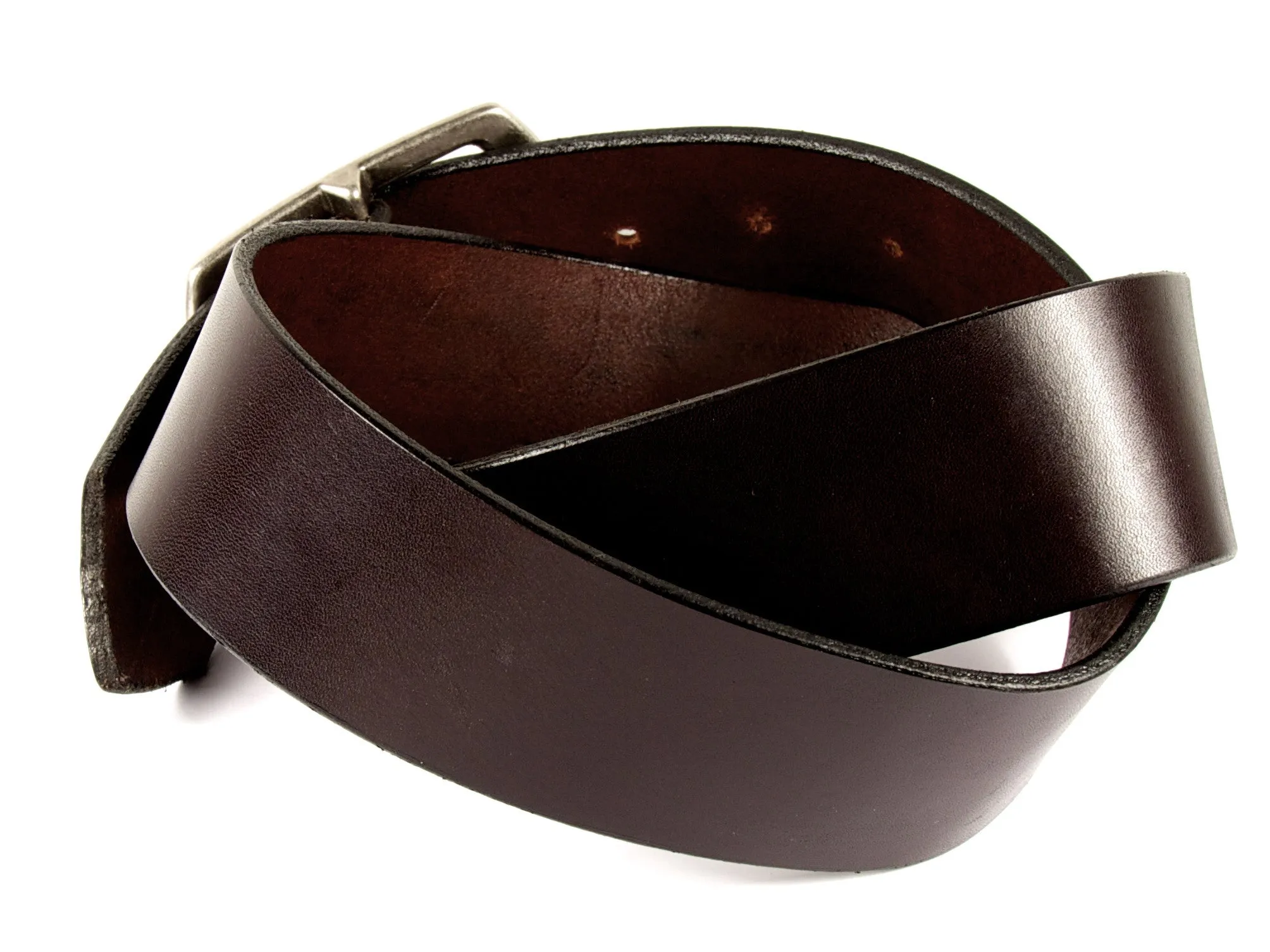 Brown Latigo Wide Leather Belt