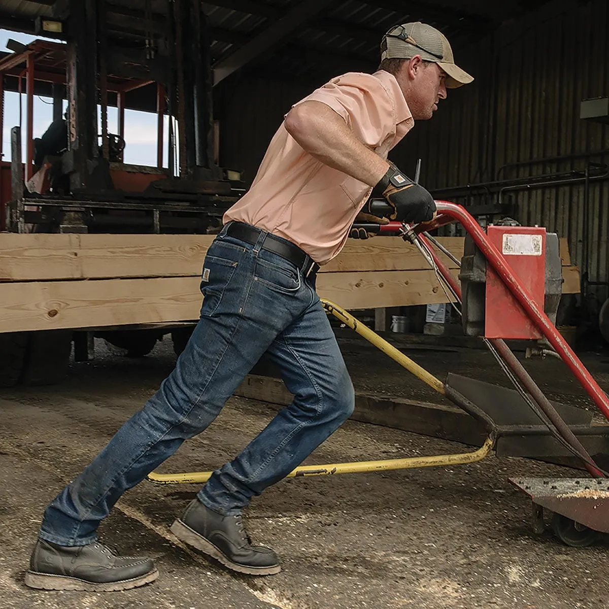 Carhartt Force Straight Fit Low Rise 5-Pocket Tapered Jean