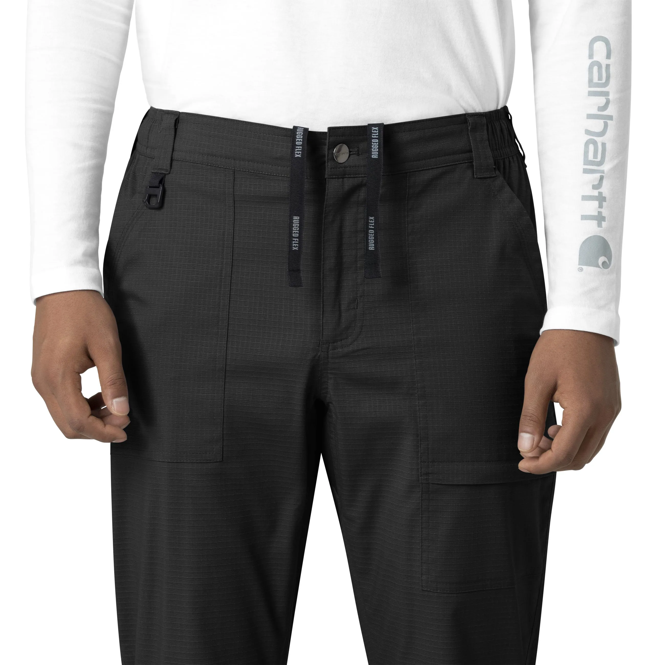 Carhartt Rugged Flex Ripstop Men's Straight Leg Scrub Pant - Black