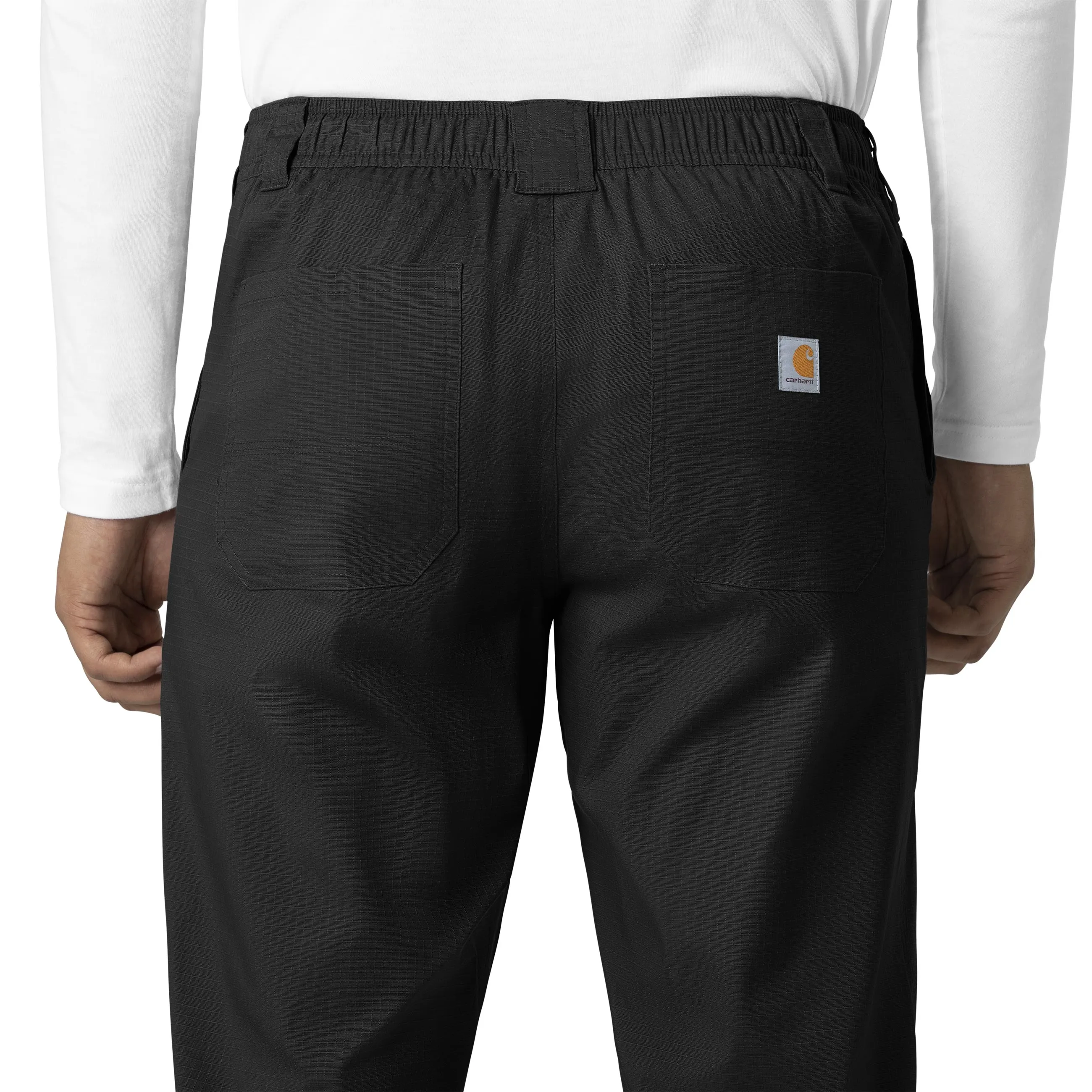 Carhartt Rugged Flex Ripstop Men's Straight Leg Scrub Pant - Black