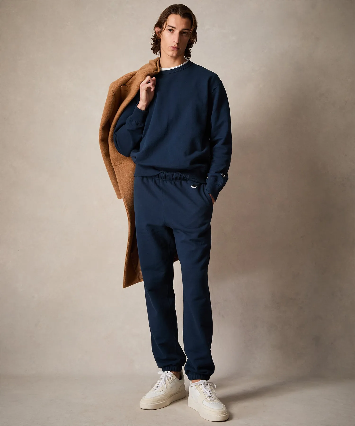 Champion Canadian Fleece Relaxed Sweatpant in Classic Navy