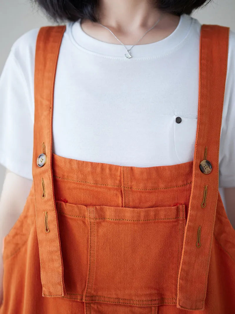 Classic Vintage Overalls Women's Denim Dungarees