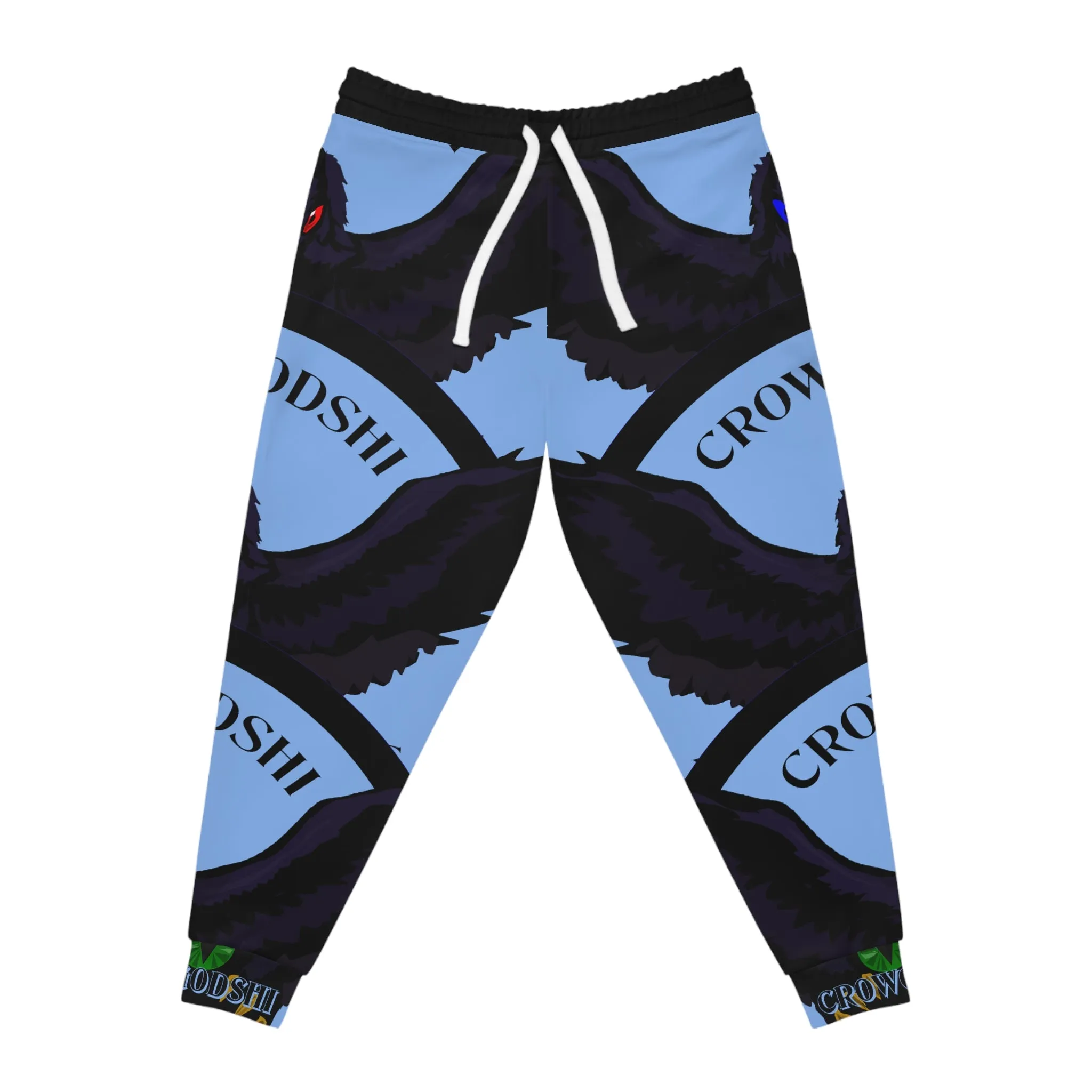 Crowgodshi 3rd GEN Athletic Joggers, CAROLINA BLUE LOGO