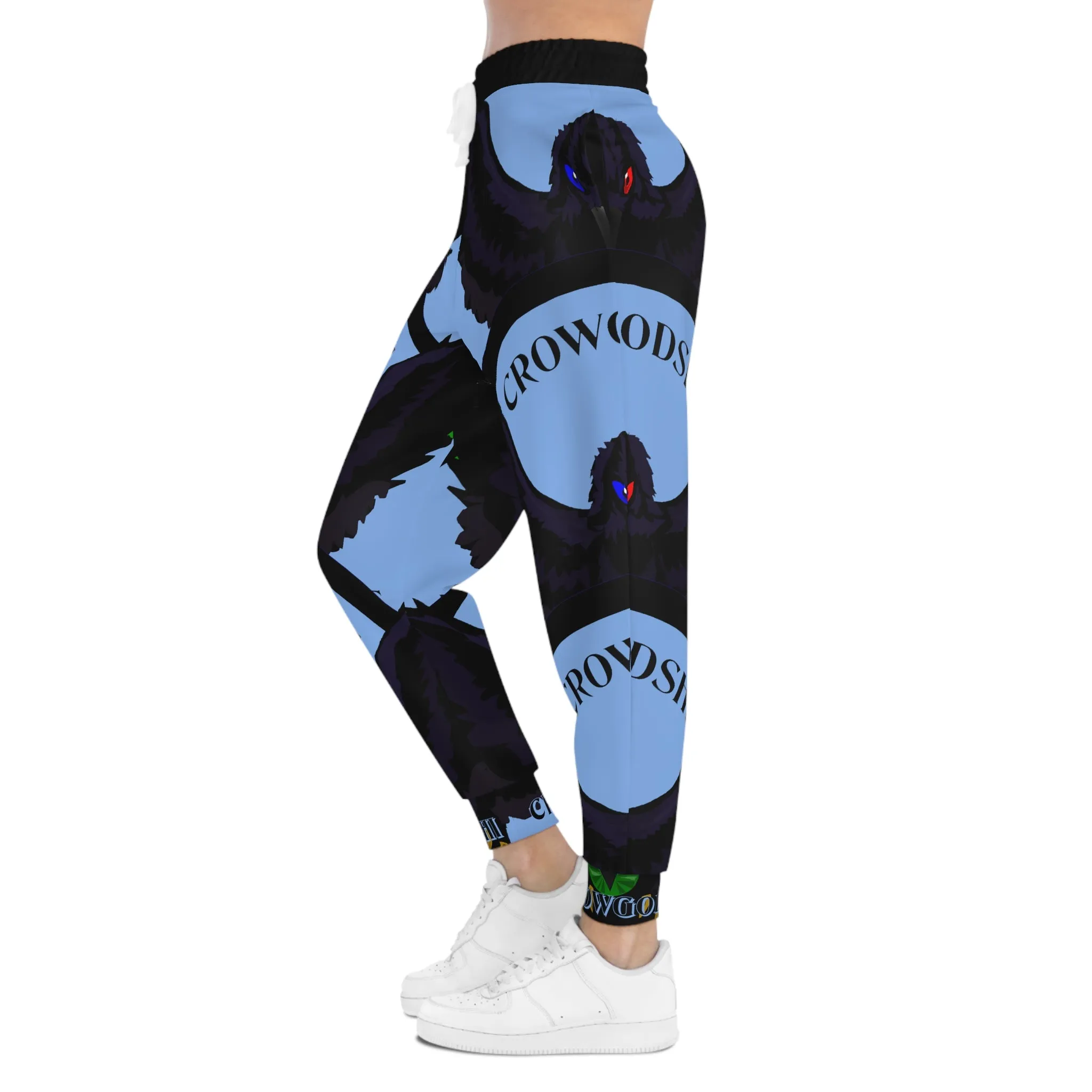 Crowgodshi 3rd GEN Athletic Joggers, CAROLINA BLUE LOGO