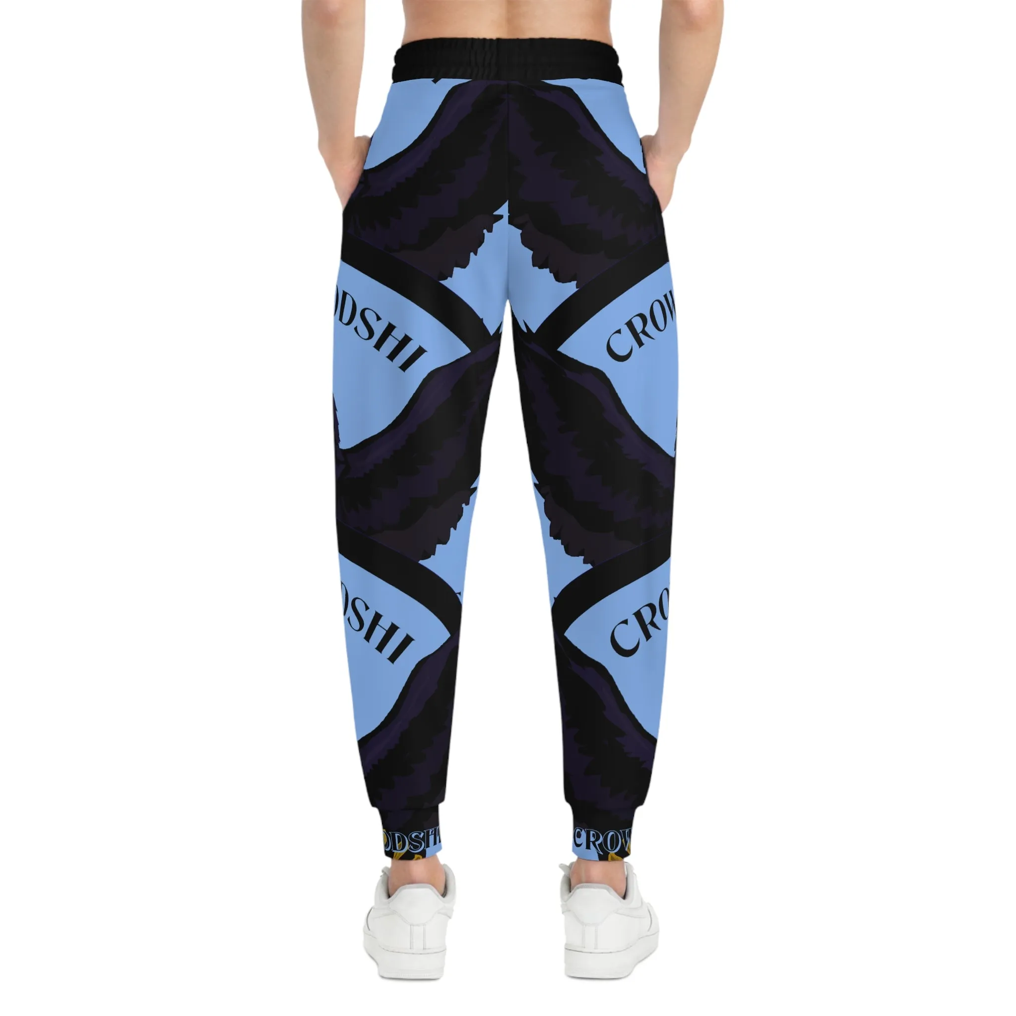 Crowgodshi 3rd GEN Athletic Joggers, CAROLINA BLUE LOGO