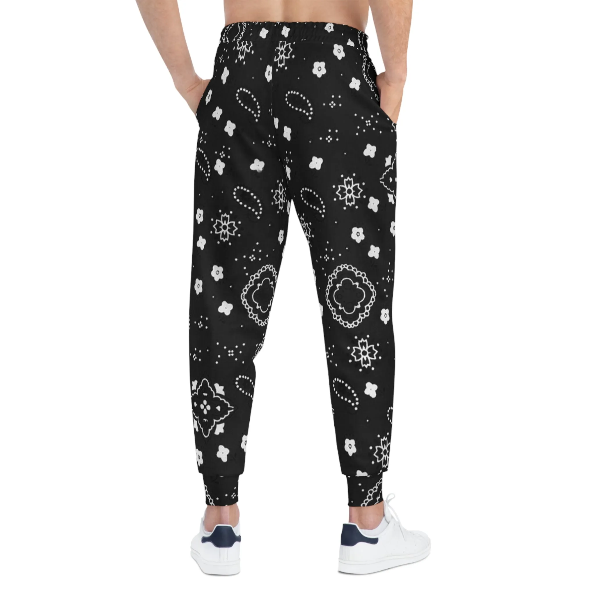 Crowgodshi Black Colors Athletic Joggers