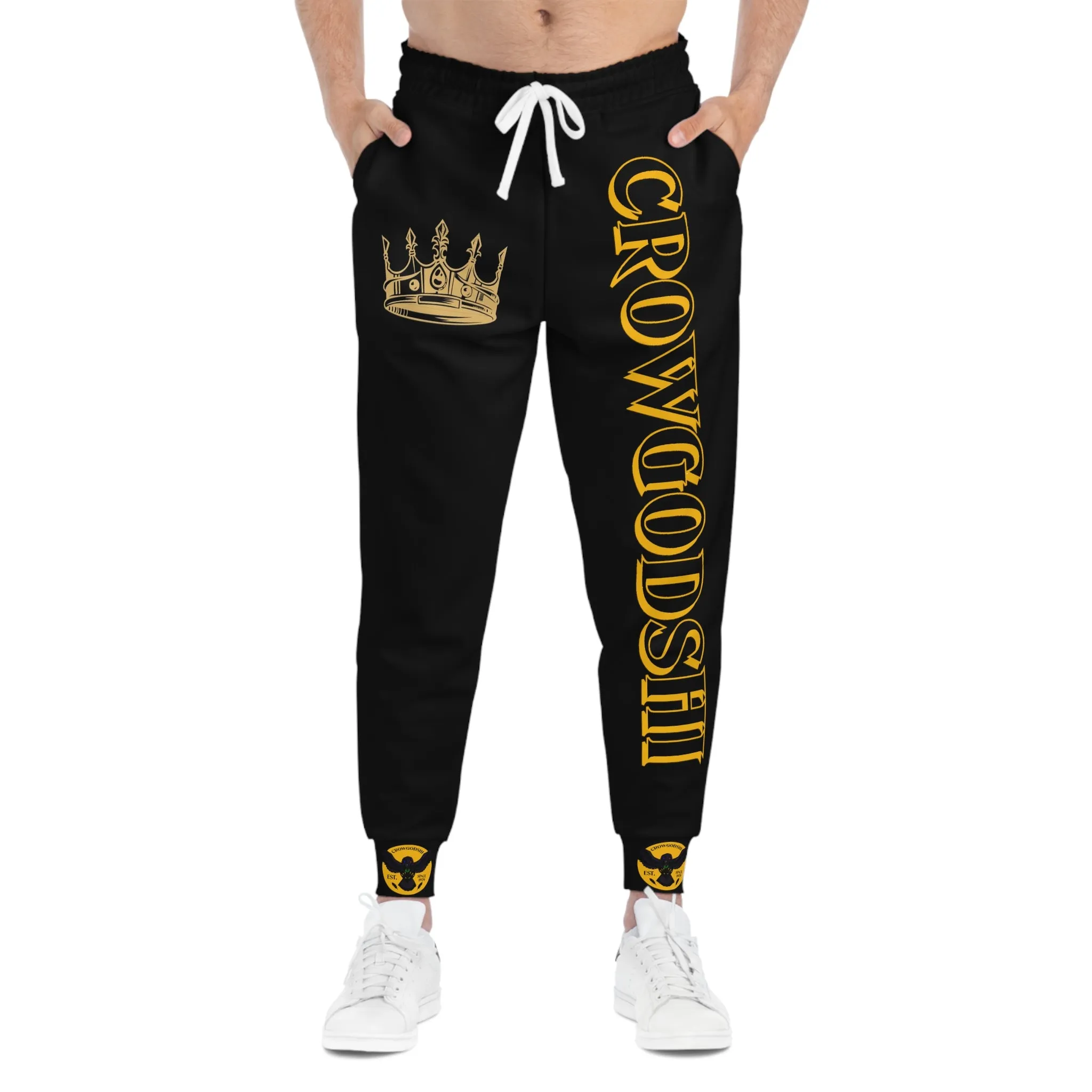 Crowgodshi Crowned King Athletic Joggers