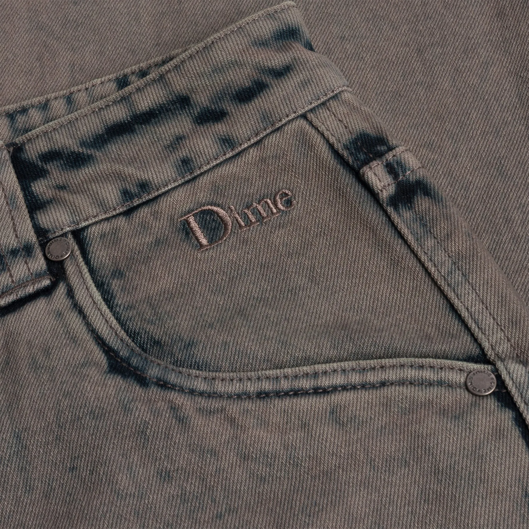 Dime Classic Relaxed Denim Pants Overdyed Taupe