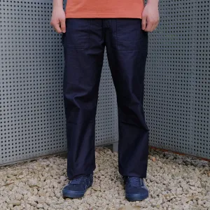 Fullcount Back Satin Utility Trousers (Navy)