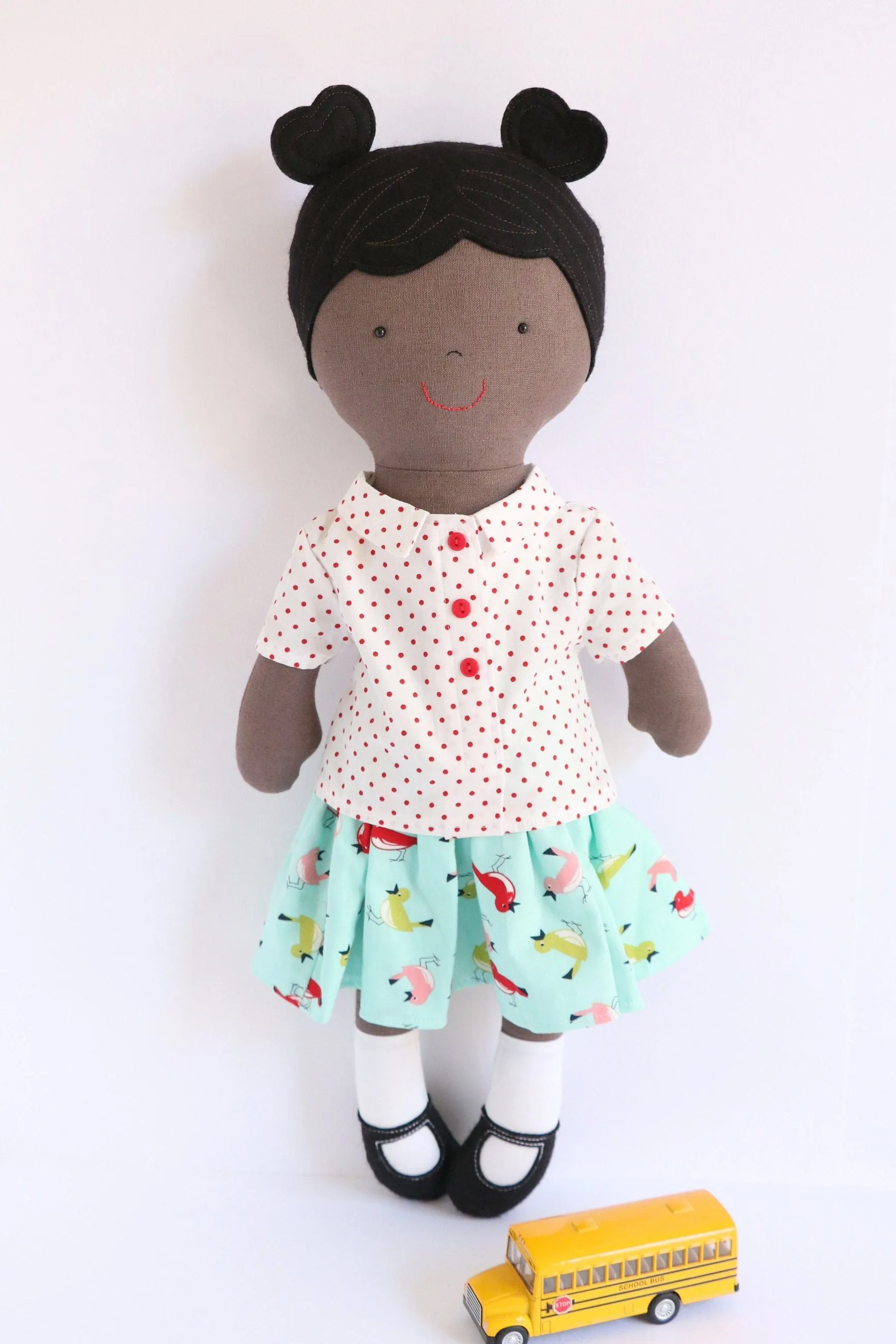 Ginger: doll sewing pattern with clothes