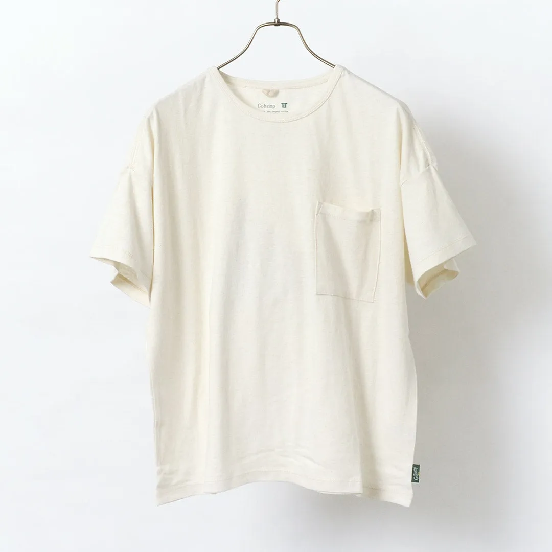 GOHEMP / Wide Pockets T-Shirt