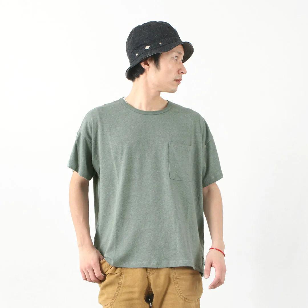 GOHEMP / Wide Pockets T-Shirt