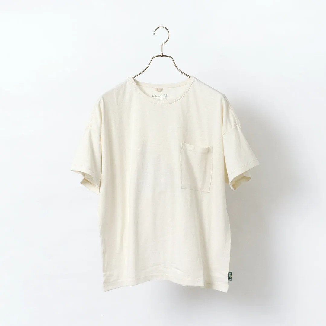 GOHEMP / Wide Pockets T-Shirt