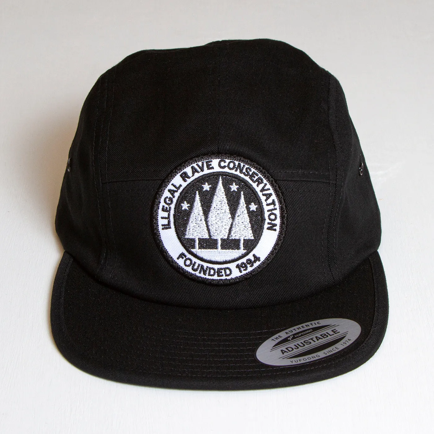 Illegal Rave - 5 Panel Cap - Black