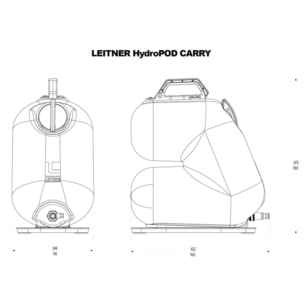 Leitner - HydroPOD Carry Portable Shower Kit