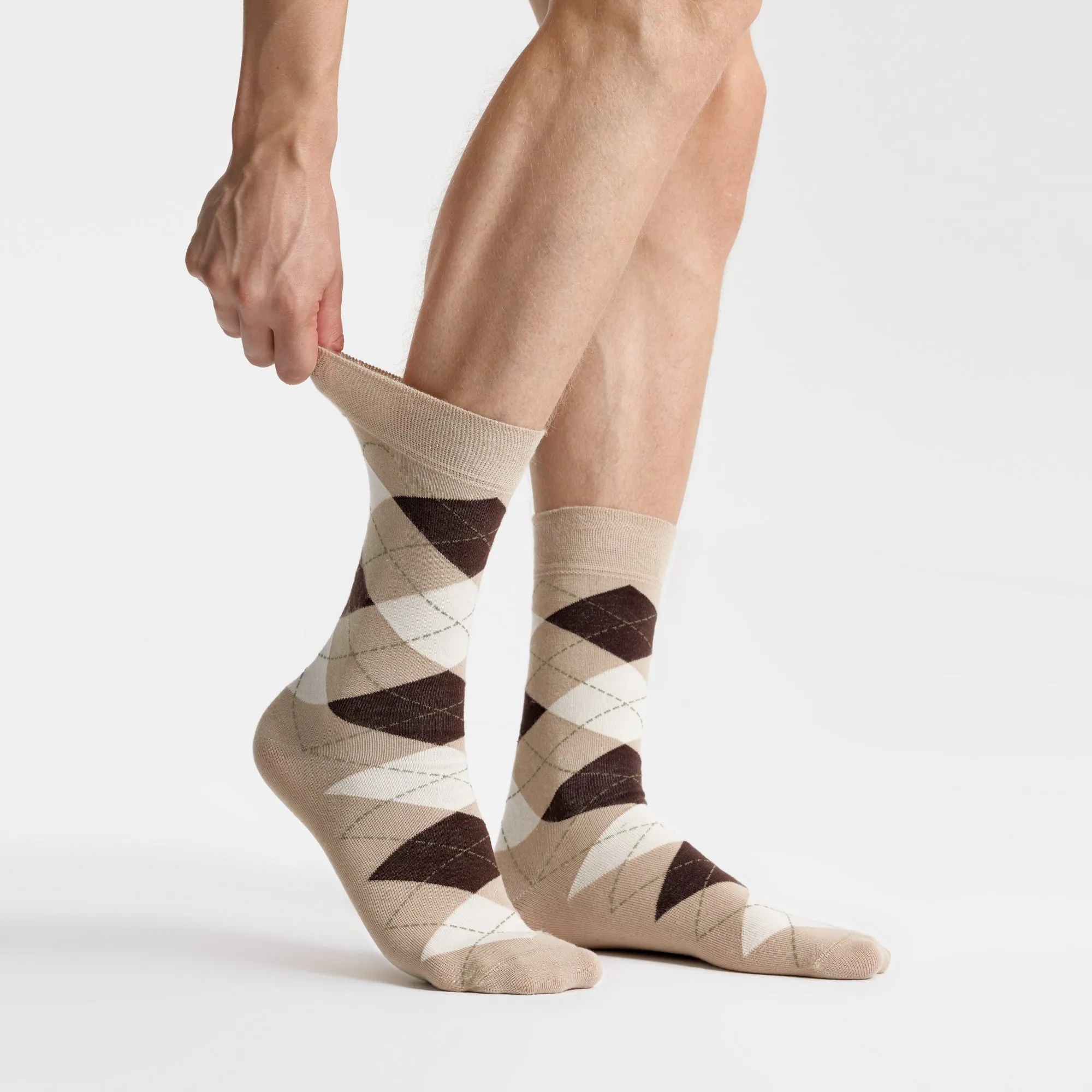 Men’s Bamboo Dress Socks - 5 Pairs, Assorted Pattern Mix Design