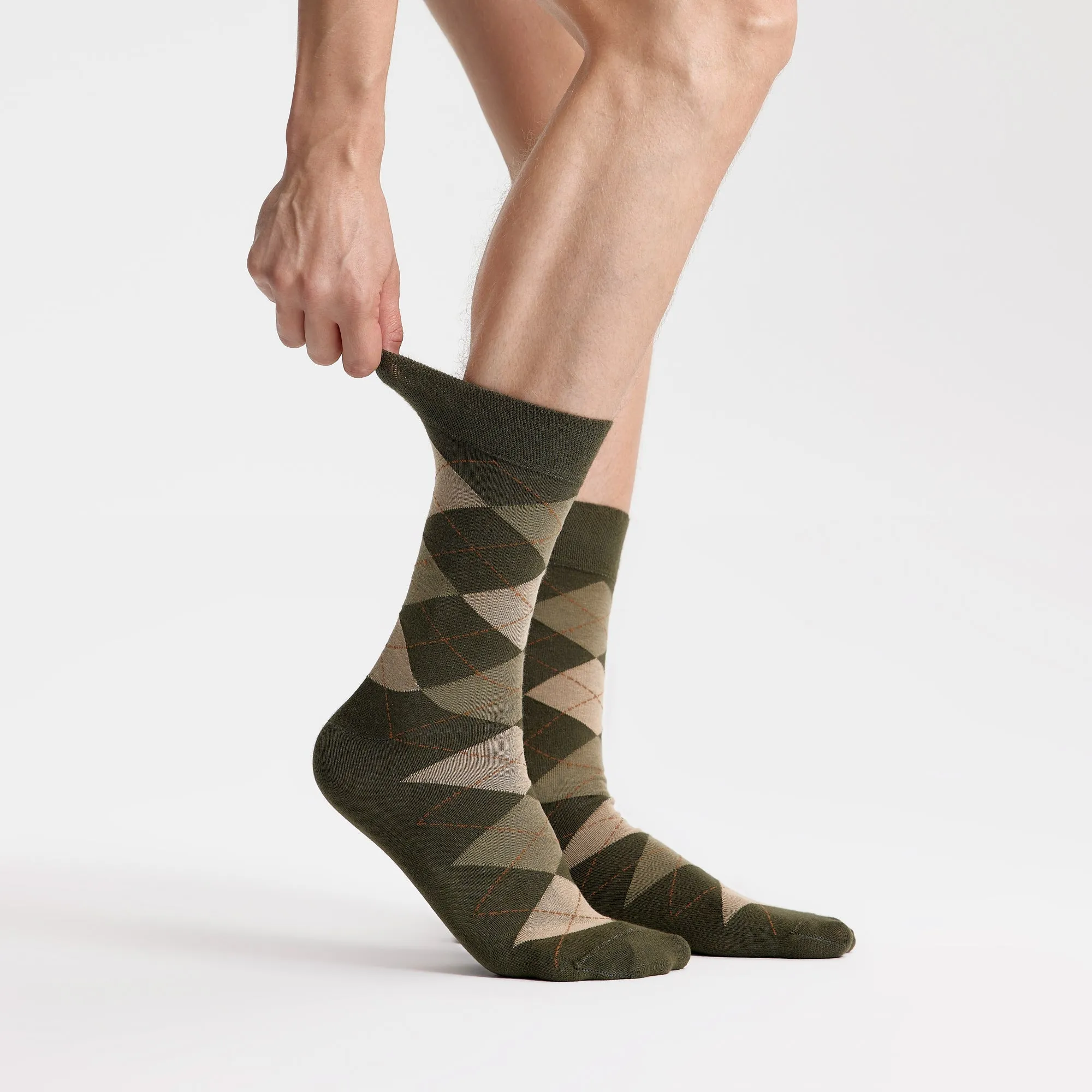 Men’s Bamboo Dress Socks - 5 Pairs, Assorted Pattern Mix Design