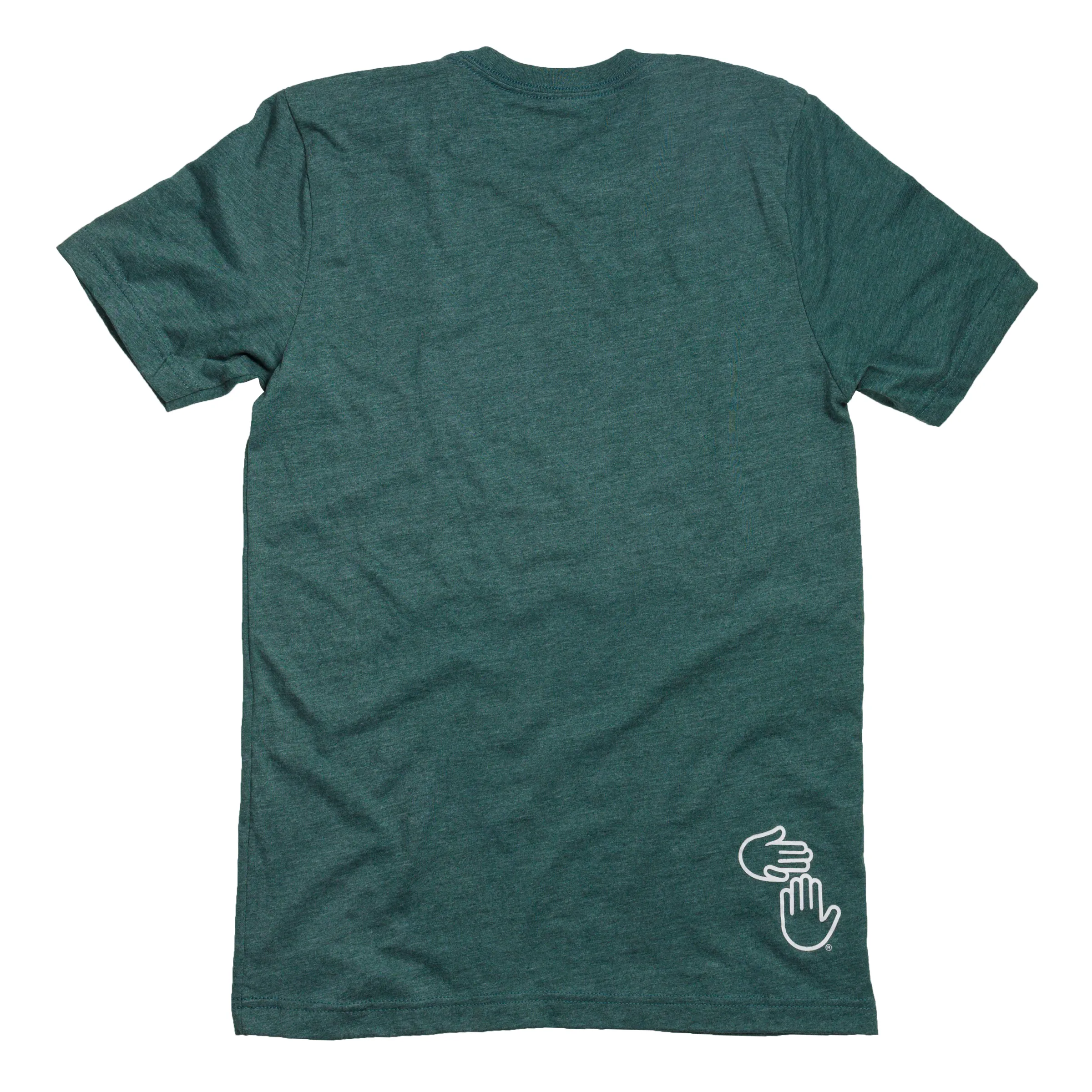 Michigan Hands Tee (Green and White)