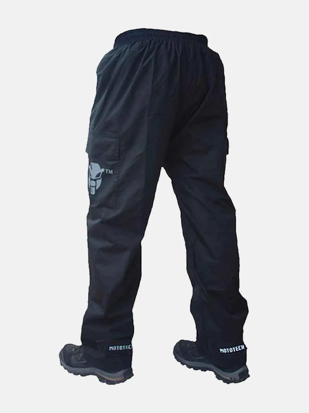 Mototech Hurricane Rain Overtrousers- Black