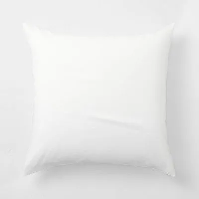 New - Euro Lyocell Cotton Blend Comforter Sham White - Casaluna