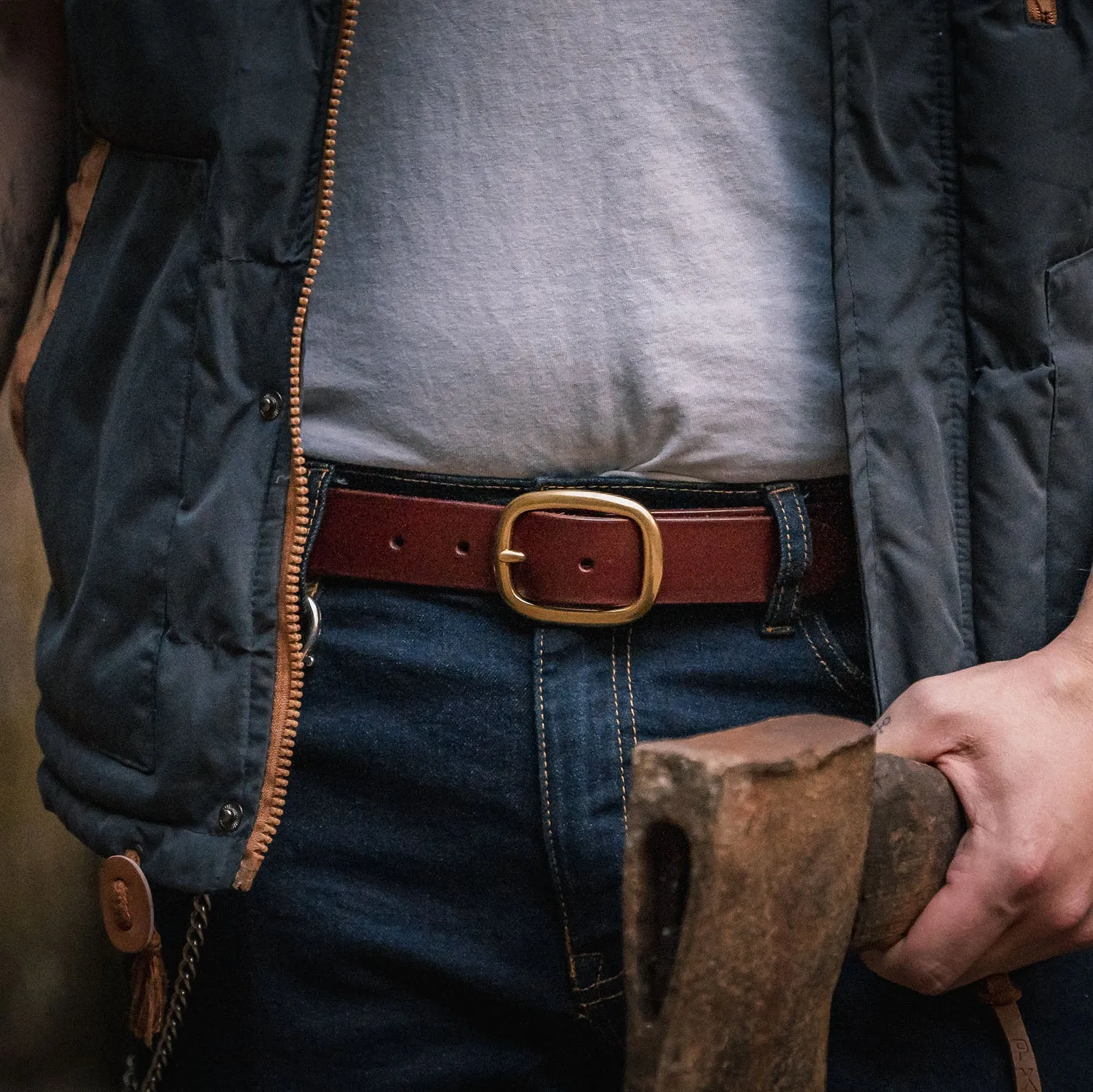 Oban 32 Brown Leather Belt