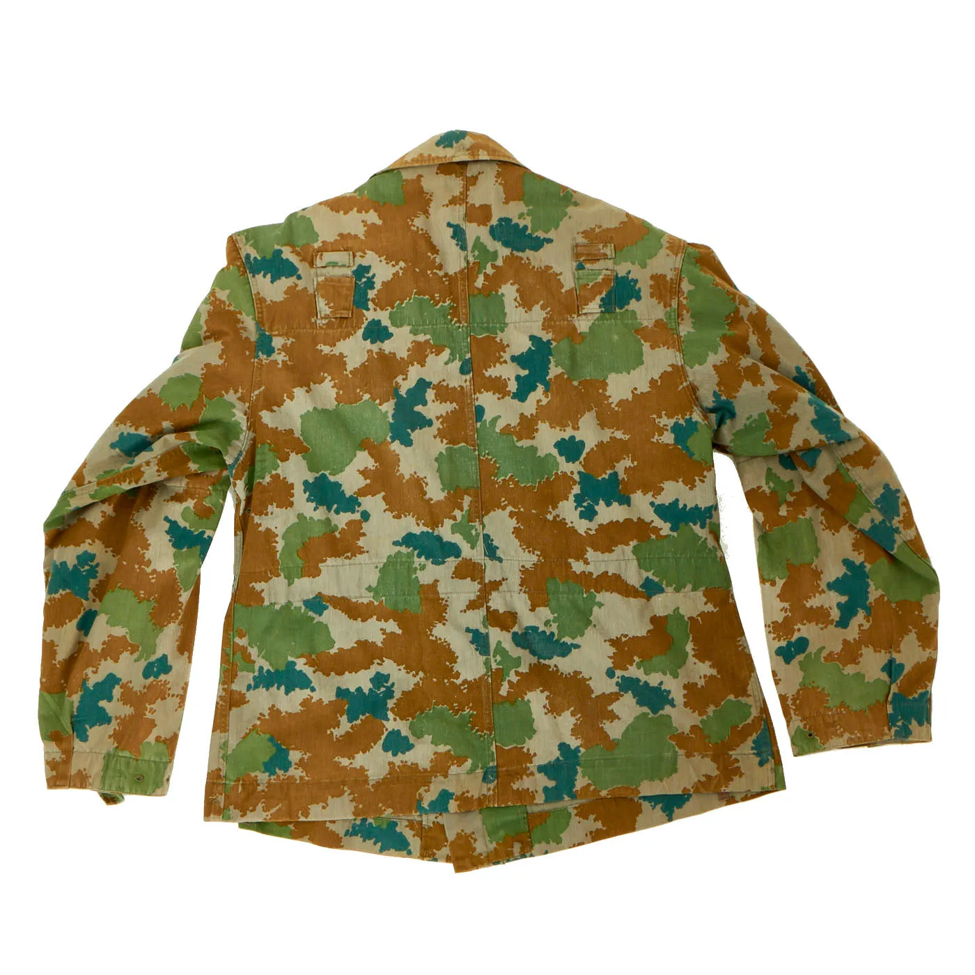 1964 Dated East German M58 Blumentarn Camouflage Utility Uniform Set - Blouse and Trousers