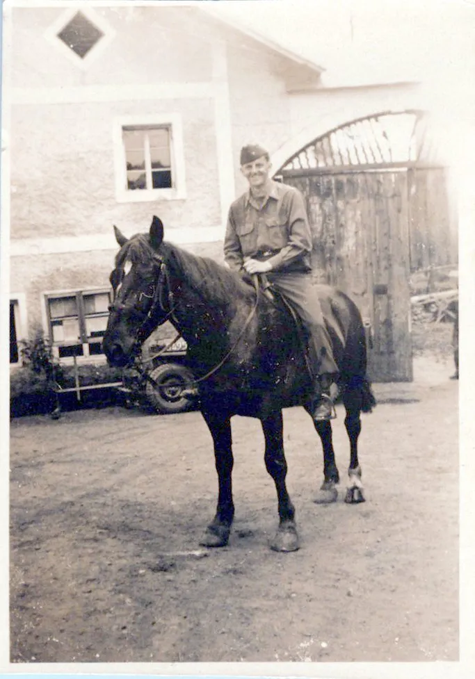 Original U.S. WWII 330th Infantry Regiment 83rd Division Infantry Platoon Leader’s “Untouched” Trunk Grouping - Lt. Donald Lebo