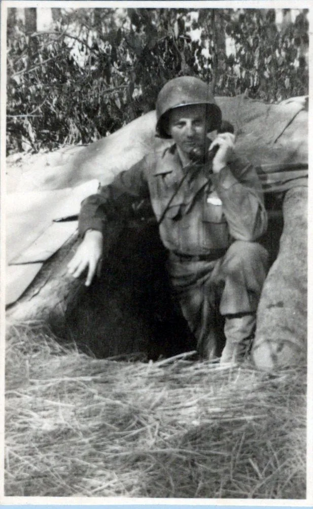 Original U.S. WWII 330th Infantry Regiment 83rd Division Infantry Platoon Leader’s “Untouched” Trunk Grouping - Lt. Donald Lebo