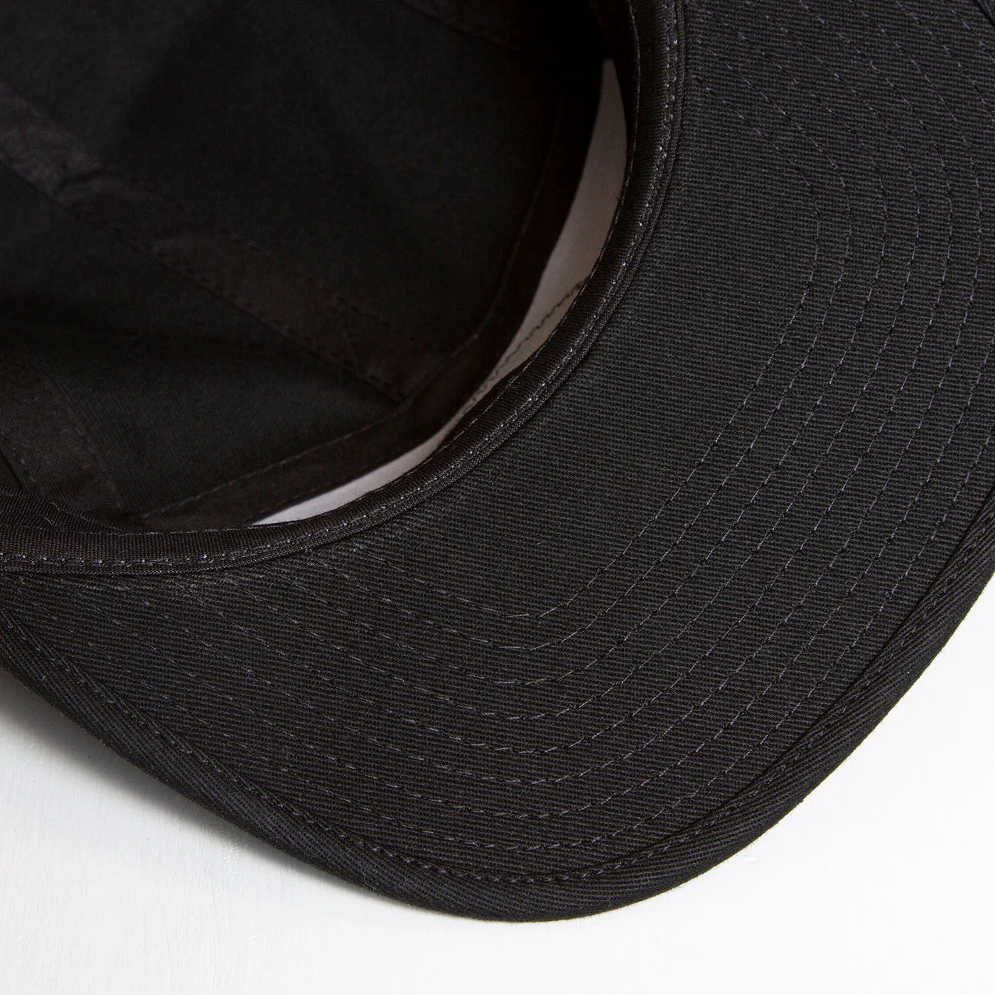 Peoples Techno - 5 Panel Cap - Black