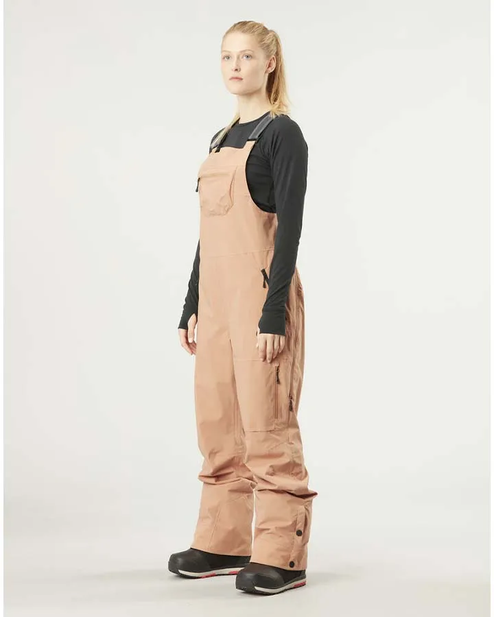 Picture Elwy Women's Bib Pants - Latte - 2024