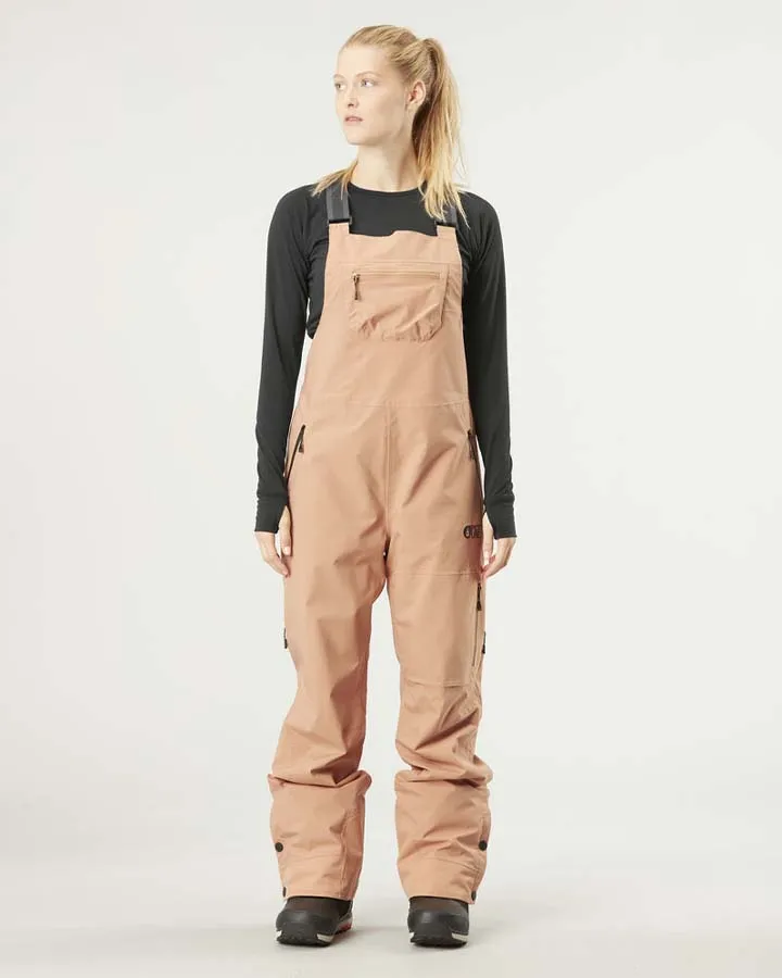 Picture Elwy Women's Bib Pants - Latte - 2024