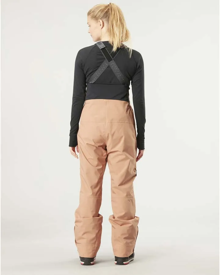 Picture Elwy Women's Bib Pants - Latte - 2024