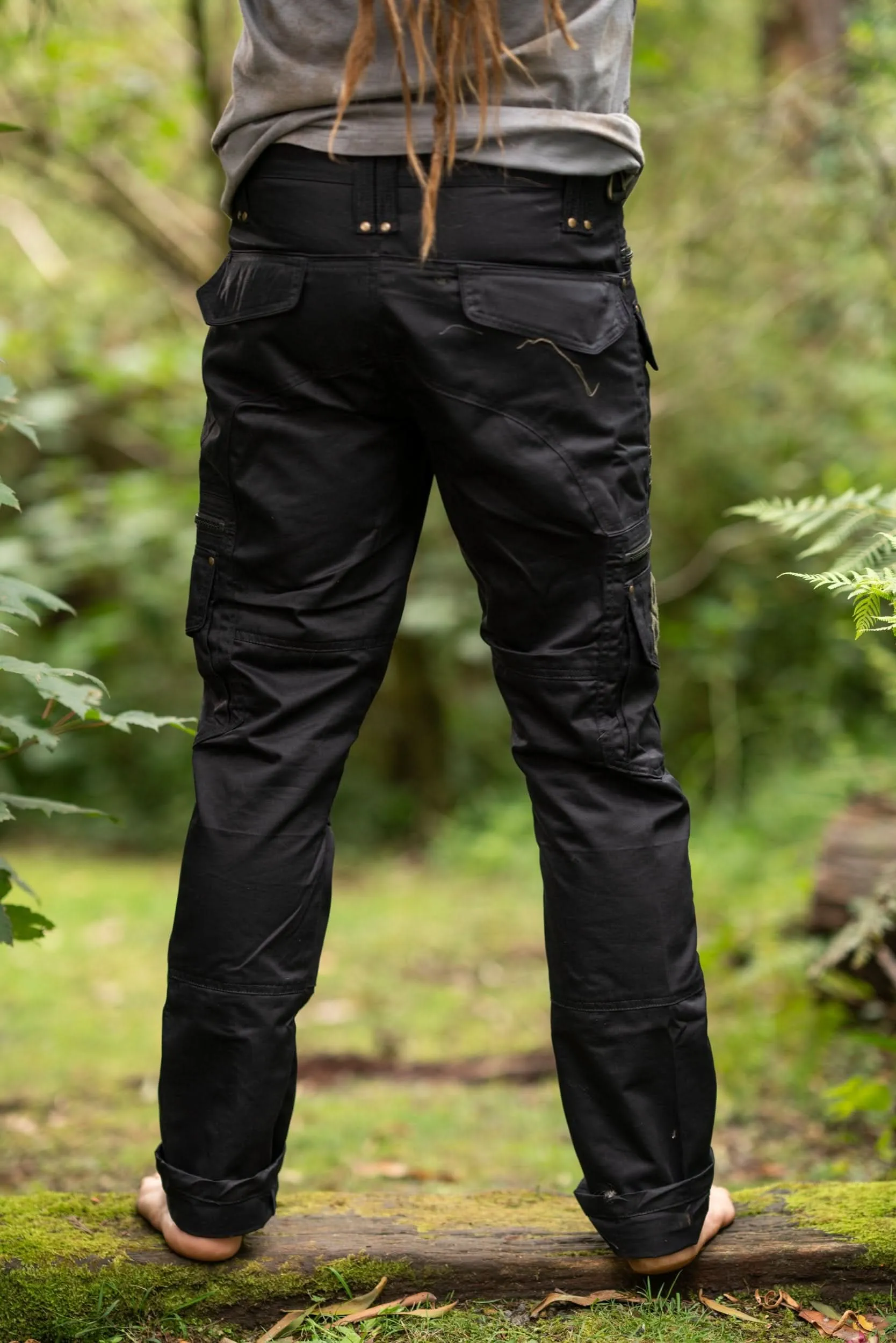 Psy Cargo Trousers - Black