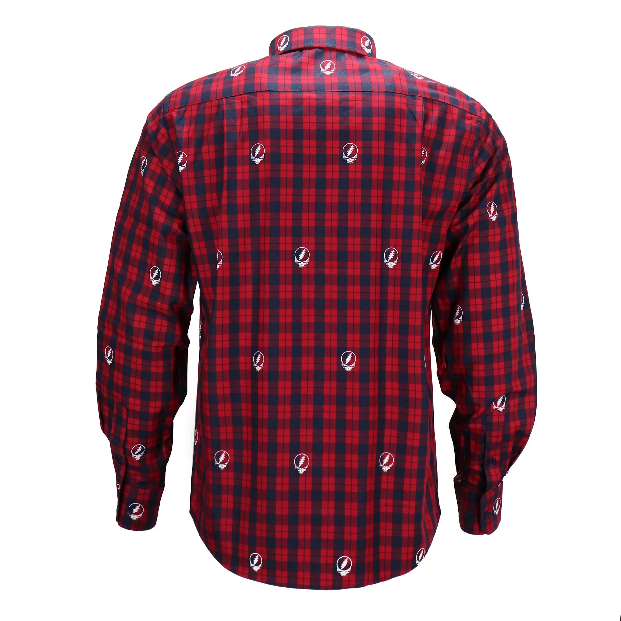 Section 119 Grateful Dead Button-Down Long Sleeve #3 (Plaid)