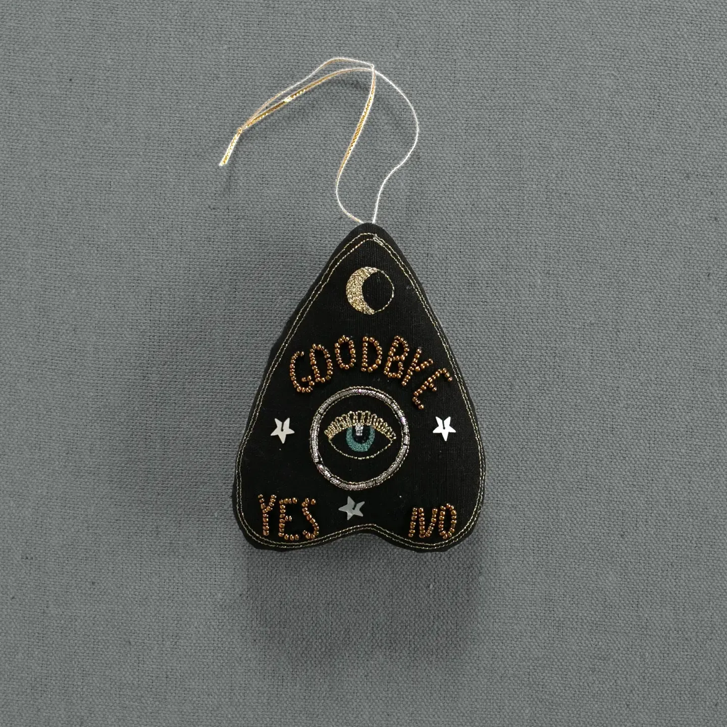 Skippy Cotton - Ouija Board Planchette - Lavender & Cotton Hanging Ornament